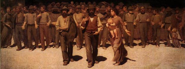 "Il Quarto Stato" - Pellizza da Volpedo (1901) | Museo del Novecento Milano 